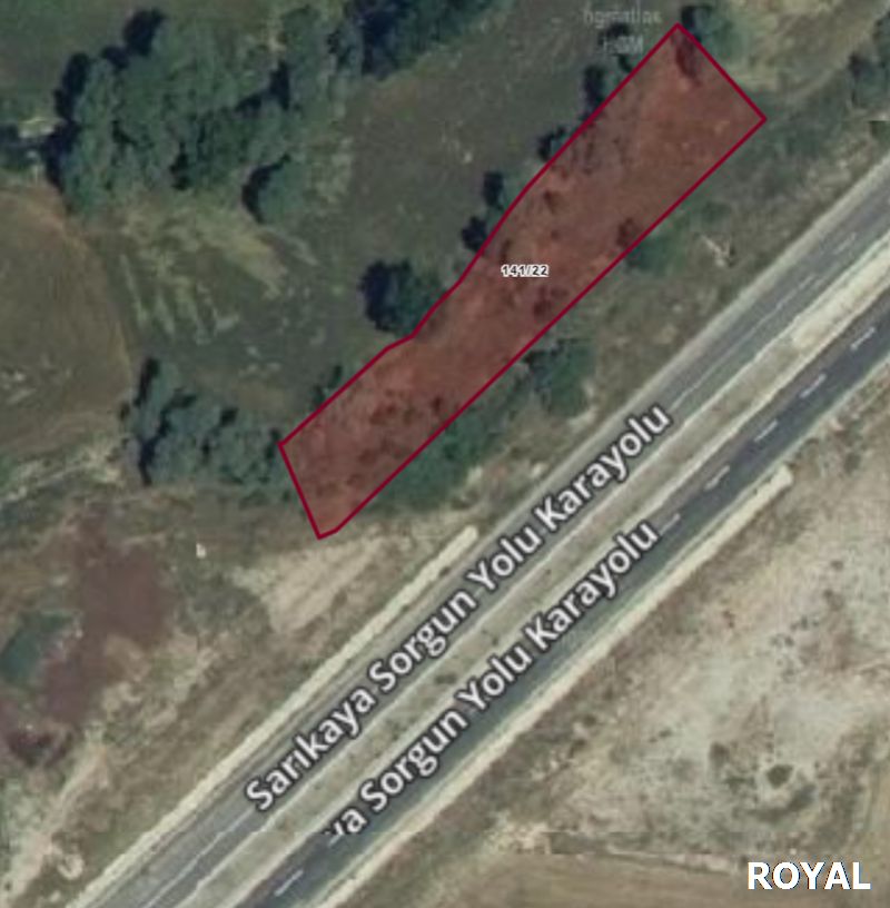 ROYAL'DEN CİHANŞARLI DA YOLA SIFIR  ve TARIM DIŞI ARAZİ 1.744 M²