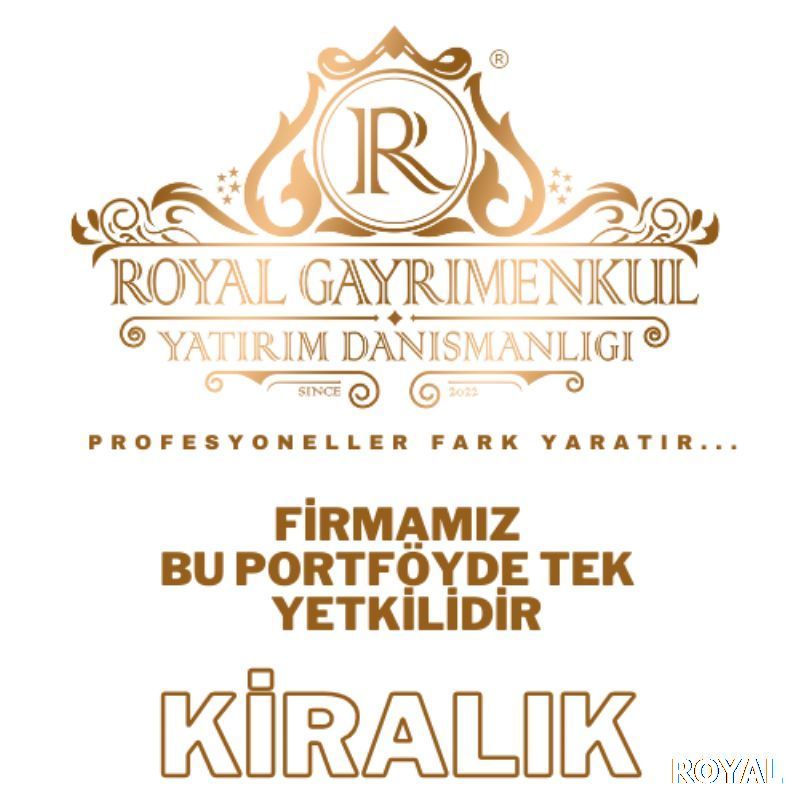 ROYAL'DEN FULL LÜKS -EŞYALI- CAM BALKONLU KİRALIK 2+1 DAİRE